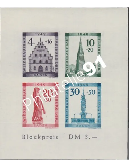 BADE BF 2B, timbres des colonies françaises