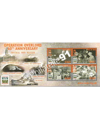 ILE DE MAN BF n°55, débarquement en Normandie , timbres d'europe