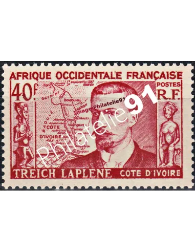 Timbre d'Afrique Occidentale Française n° 47, timbre des colonies français
