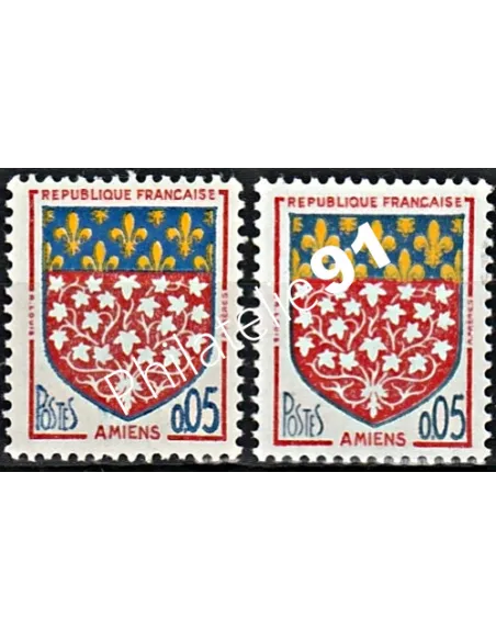 Variété sur Timbre n° 1352 - Timbres France.