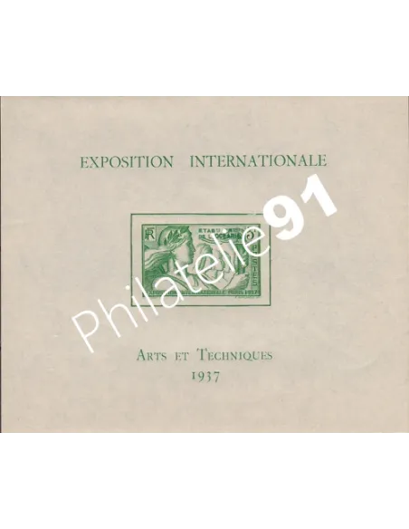 OCEANIE,BF 1, Expo de Paris de 1937, timbres des colonies françaises