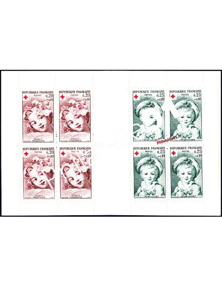 Carnet Croix-Rouge n° 2011,année 1962, collection timbres de France