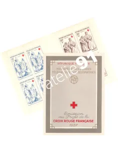 Carnet Croix-Rouge n° 2006,année 1957, collection timbres de France