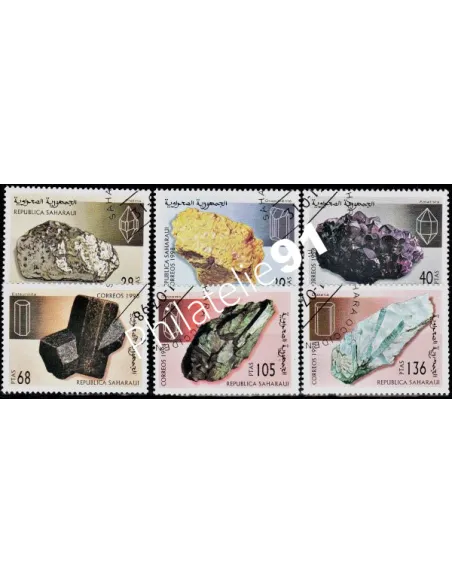 REPUBLIQUE SAHARIENNE - Série année 1998 - MINERAUX OBL