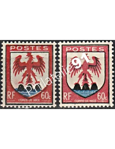 Variété sur Timbre de France n° 758  - Collection Timbres France