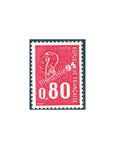 n° 1816d - Marianne de Béquet, gomme tropicale, timbres de France