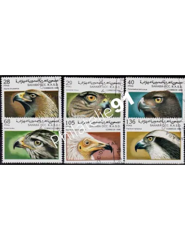 SAHARA OCCIDENTAL - Série année 1996 - RAPACES