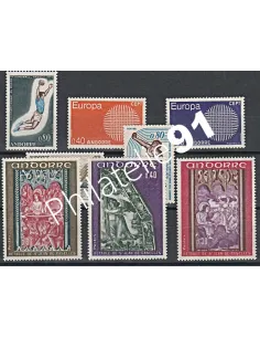 Année Compléte 1970 - Timbres Andorre
