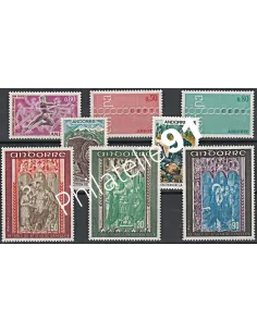 Année Compléte 1971 - Timbres Andorre