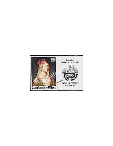 n° 2090a - Logo "Philexfrance '82" à droite. Exposition philatél