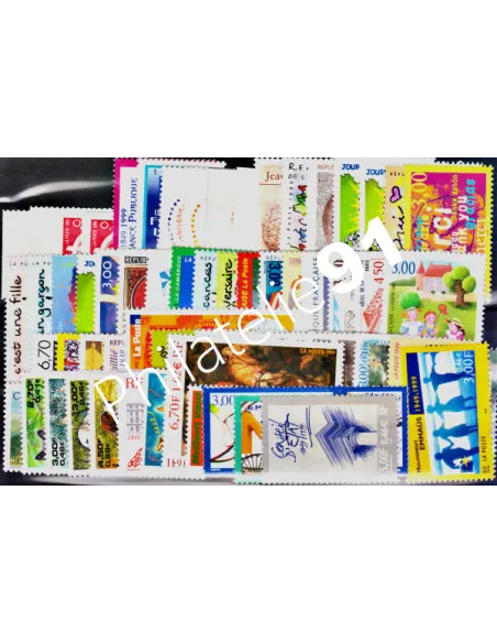 Année complète de timbres de France1999, collection timbres de France