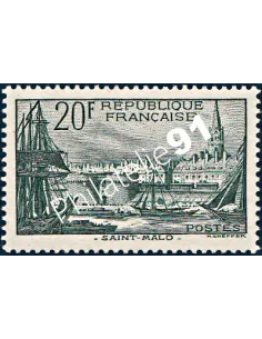 Timbre n° 394, Port de Saint-Malo, collection Timbres France