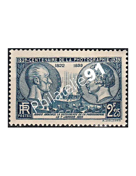 Timbre n°427, Centenaire de la photographie, collection timbres France