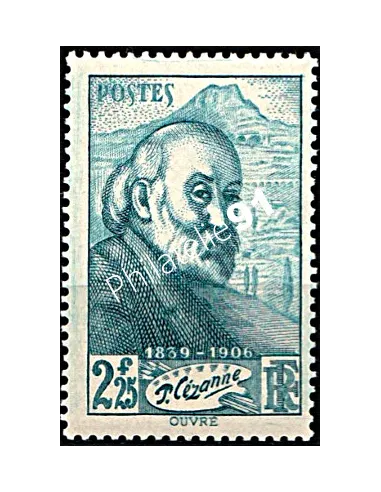 Timbre n° 421, Paul Cézanne, peintre, Collection Timbres France