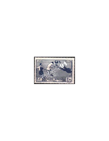 Timbre n° 396, 3e Coupe mondiale de foot Paris, timbres France