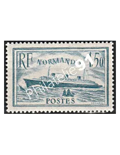 Timbre n° 300 neuf, Paquebot Normandie, collection timbres France