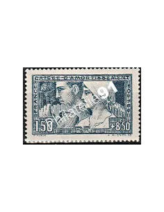 Timbre n° 252, Caisse d'Amortissement, travail, timbre France