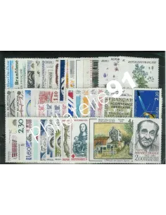 Année complète de timbres de France 1983, collection timbres France
