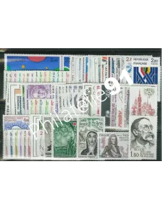 Année complète de timbres de France 1982, collection timbres France