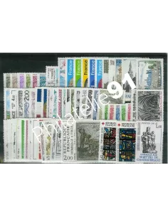 Année complète de timbres de France 1981, collection timbres France