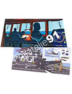 Bloc Souvenir n° 55 - Porte hélicoptère Jeanne d'Arc