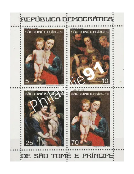 Timbres de Saint-Tomé BF n° 5 - Uniformes