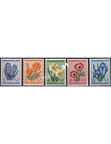 Timbres des Pays-Bas n° 590 à 594 - Enfance