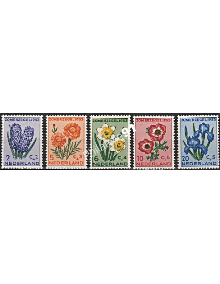 Timbres des Pays-Bas n° 590 à 594 - Enfance