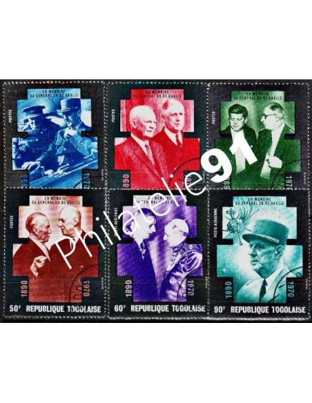 Timbres Général DeGaulle