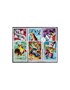 ROUMANIE - n° 3404 à 3409 - CONTES ROUMAINS