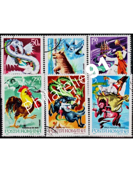 ROUMANIE - n° 3404 à 3409 - CONTES ROUMAINS