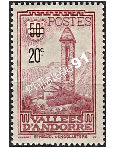 Timbre n° 46 - Timbre d'Andorre