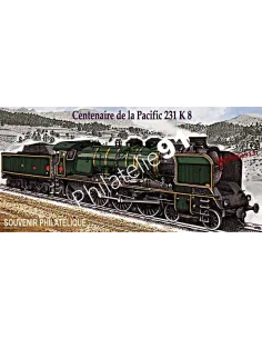 Bloc Souvenir n° 68 - Centenaire de la Pacific 231 K 8