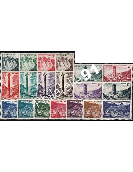 Andorre Français - n° 138 à n° 153