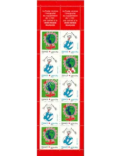 Carnet Croix-Rouge n°2055 de 2006, collection timbres France