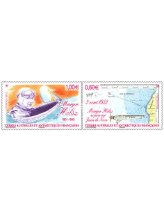 TAAF, n° 639 et 640, paire, Collection timbres Dom-Tom