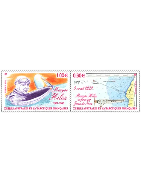 TAAF, n° 639 et 640, paire, Collection timbres Dom-Tom