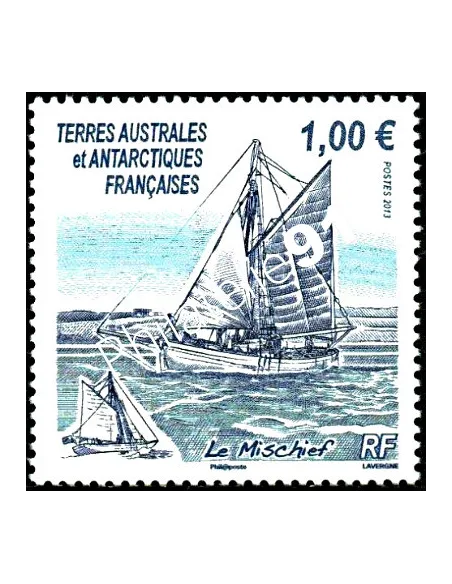 TAAF, n° 642, Collection timbres Dom-Tom