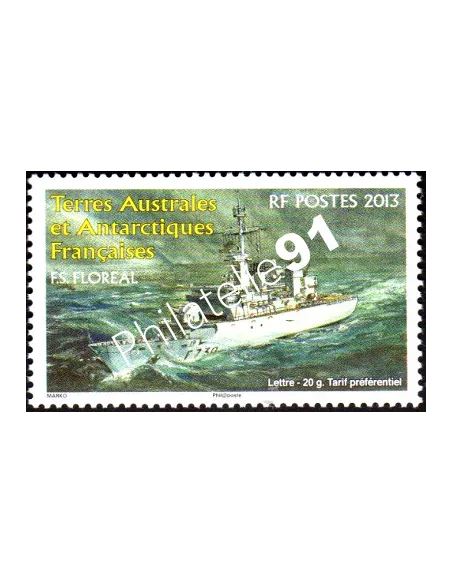 TAAF, n° 660, Collection timbres Dom-Tom