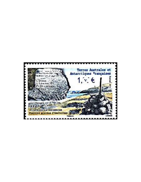 TAAF, n° 692, Collection timbres Dom-Tom