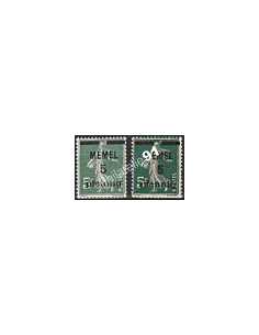 Memmel - Timbre n° 18 + 18GC- collection timbres colonies