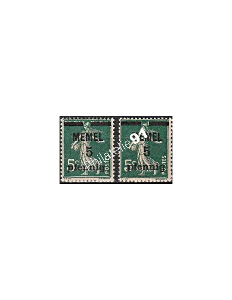 Memmel - Timbre n° 18 - collection timbres colonies