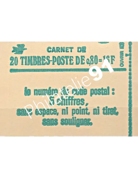 Carnet n° 1970-C1 - Type Sabine - Collection timbre France