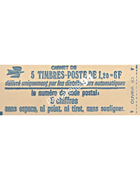 Carnet n° 1974-C1 - Type Sabine - Collection timbre France