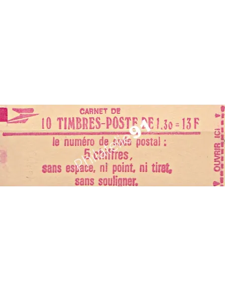 Carnet n° 2059-C2 - Type Sabine - Collection timbre France