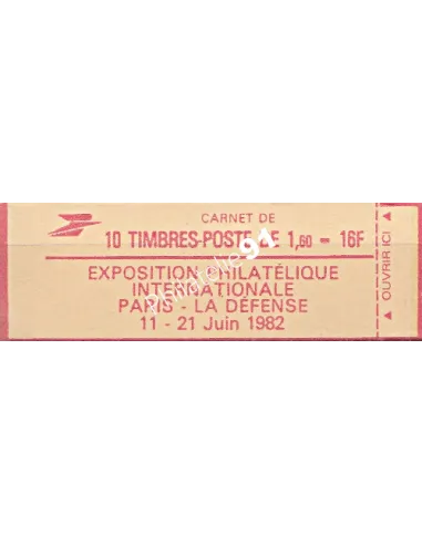 Carnet n° 2187-C3 - Marianne de Delacroix - Collection timbre France