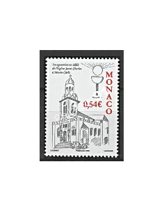 MONACO n° 2609, Eglise Saint-Charles à Monte-Carlo, Timbres Monaco