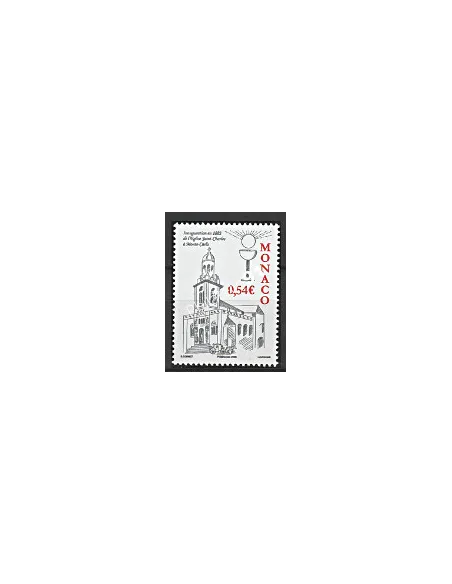 MONACO n° 2609, Eglise Saint-Charles à Monte-Carlo, Timbres Monaco