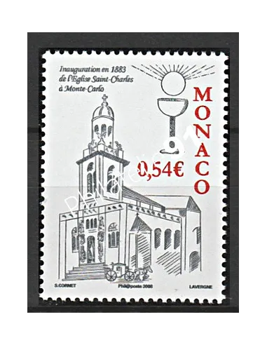MONACO n° 2609, Eglise Saint-Charles à Monte-Carlo, Timbres Monaco