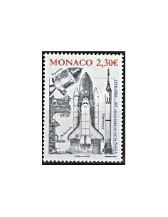 MONACO n° 2619, Cinquantenaire e la NASA, Timbres Monaco